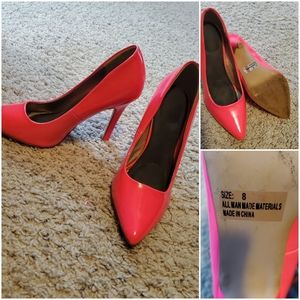 Hot pink heels